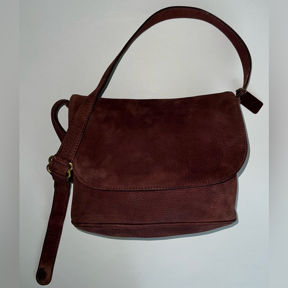 RARE: VINTAGE NUBUC COACH (Italy)